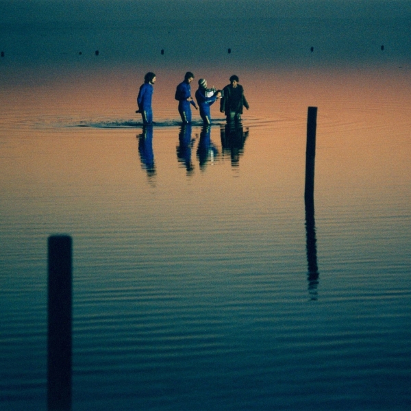 Filmaufnahmen zu „Heimfahrt“ von Grzegorz Muskała, Steinhuder Meer, Oktober 2003