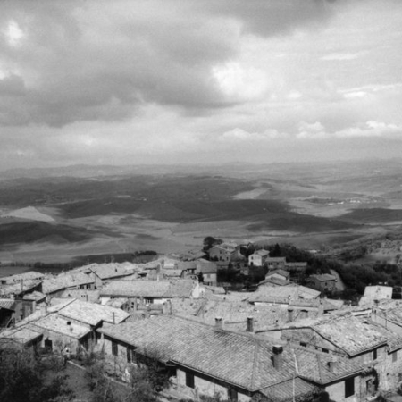 Im Land der Etrusker, Volterra, Toskana, April 1994, Foto: Oliver Hoffmann